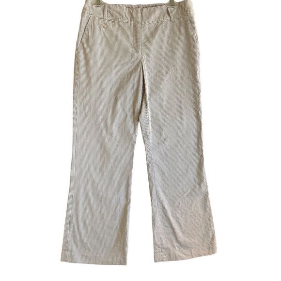 Dalia Collection women’s straight gray flat front pocket pants/trouser size 6P - Picture 1 of 5